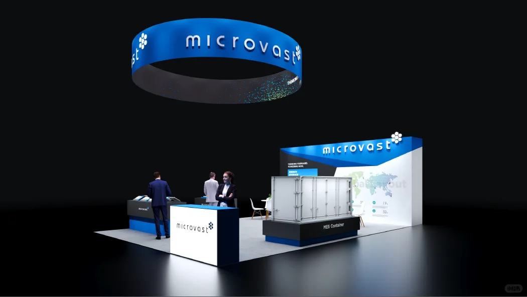 悬浮环形顶！这个科技感展台也太会装了✨