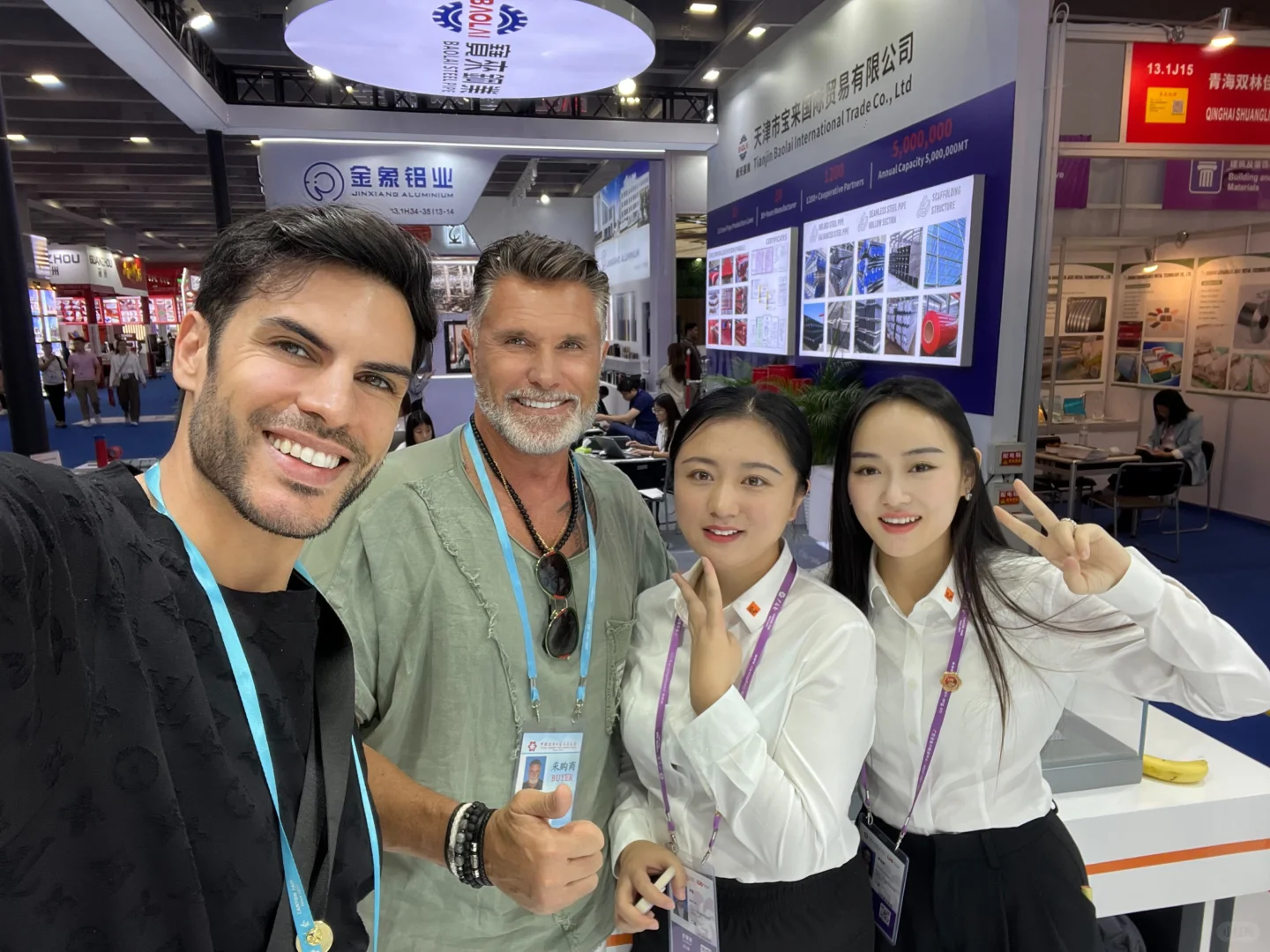 我们的阿根廷客户在广交会上非常活跃