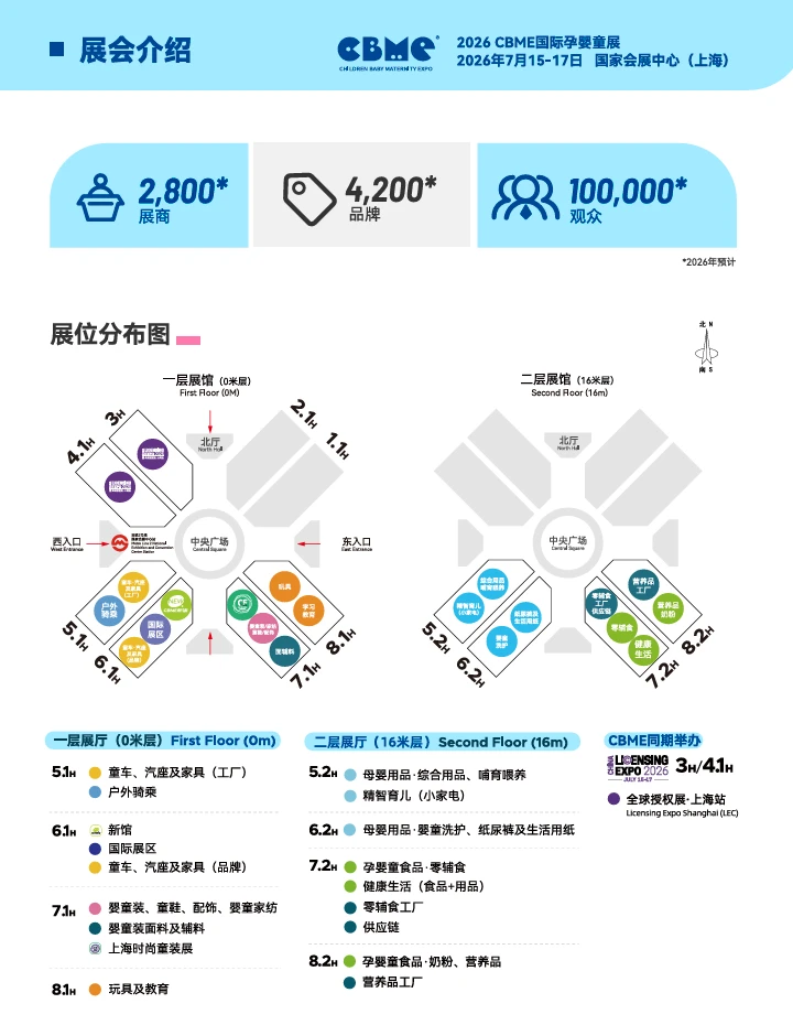 7 月上海 CBME 展10 万 + 买家母婴资源集结