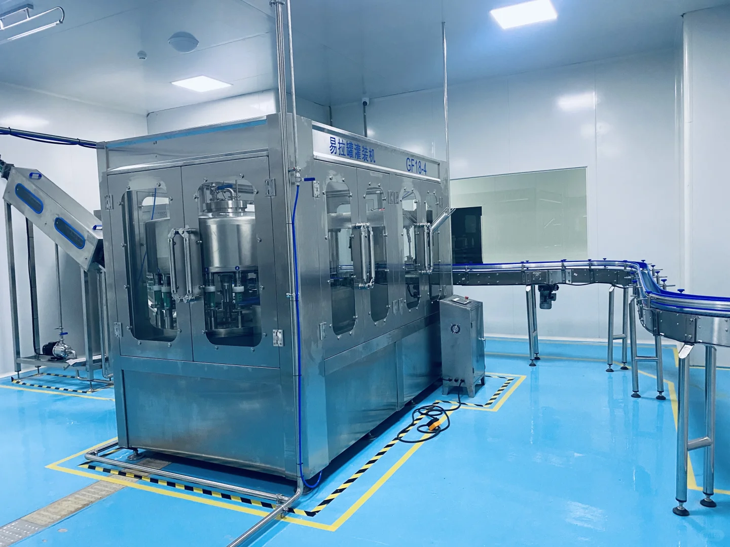 全自动易拉罐红牛饮料生产线设备组成介绍