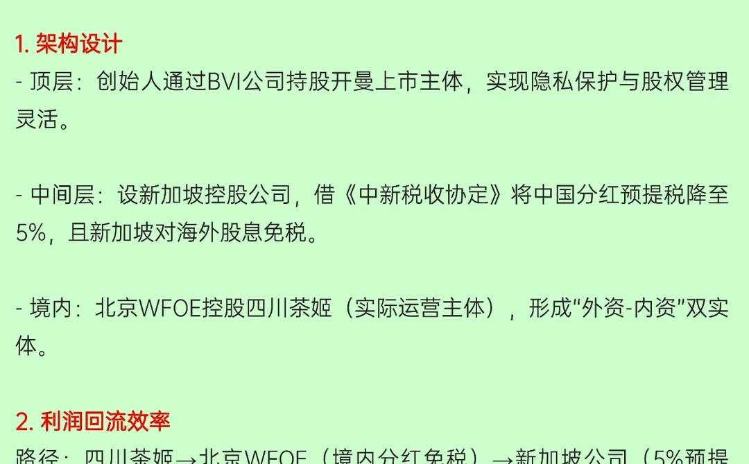 开曼架构：核心要素、合规提醒与案例参考