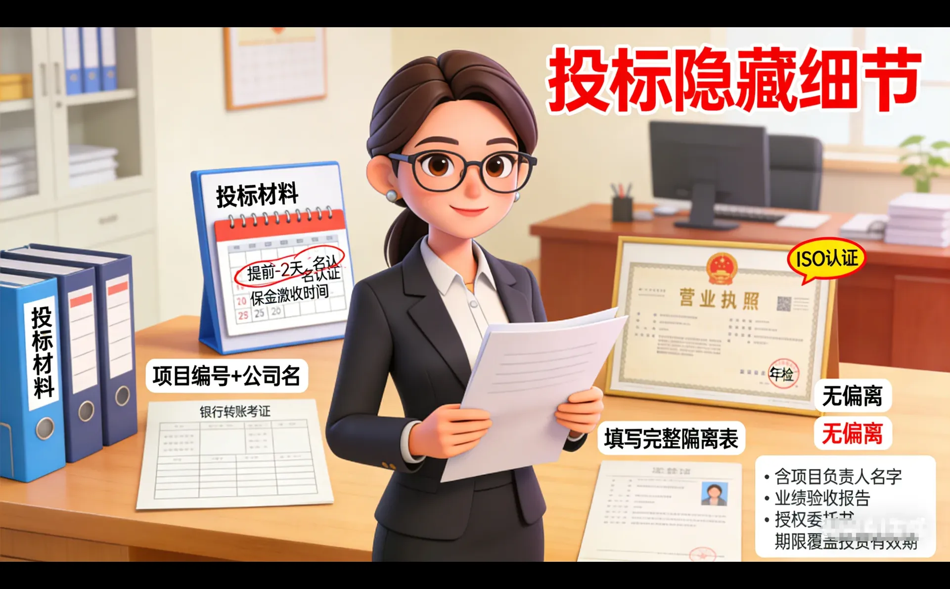 宝子们，投标翻车大多栽在冷门细节上！