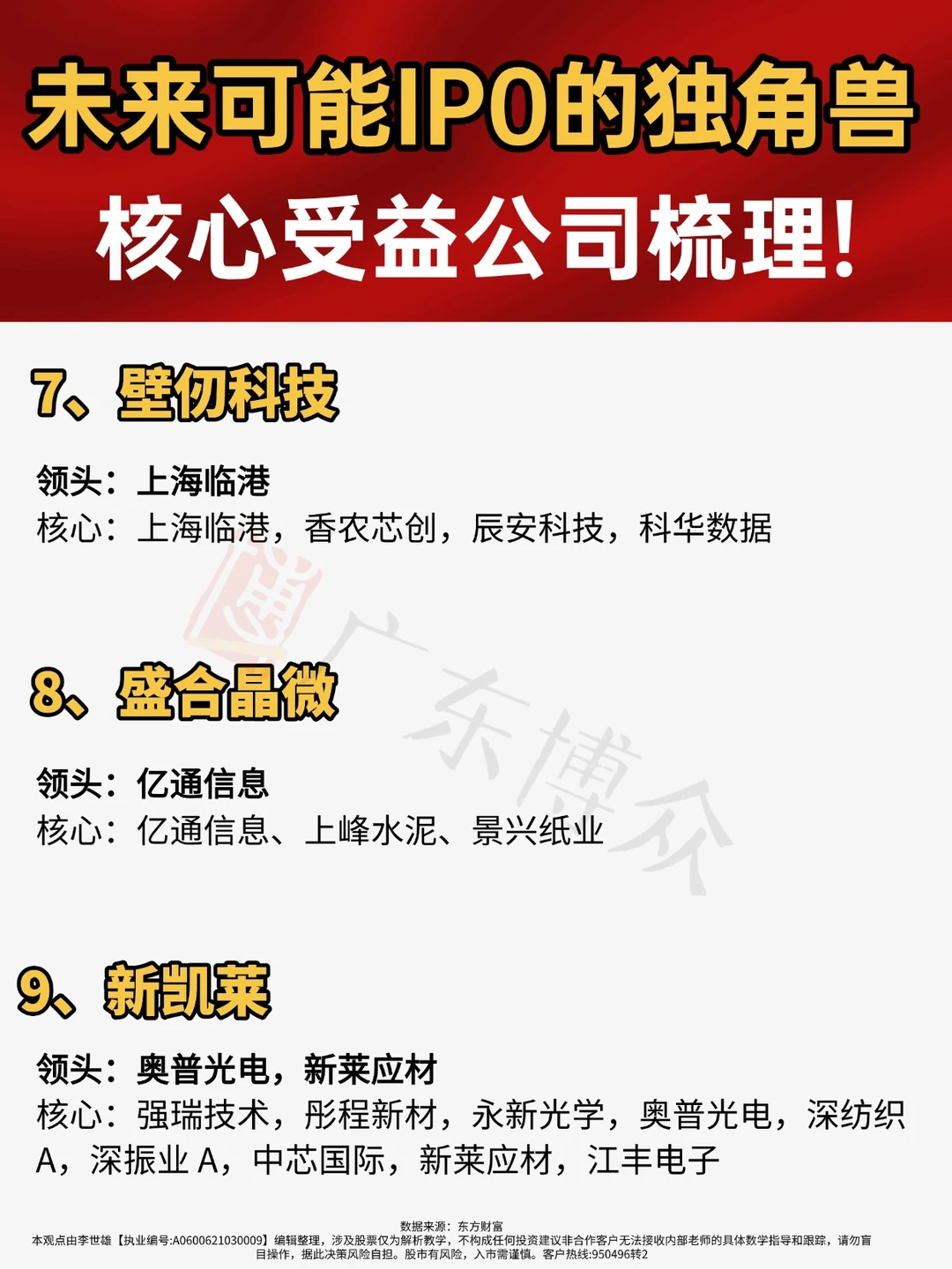 未来可能IPO的独角兽核心受益公司梳理