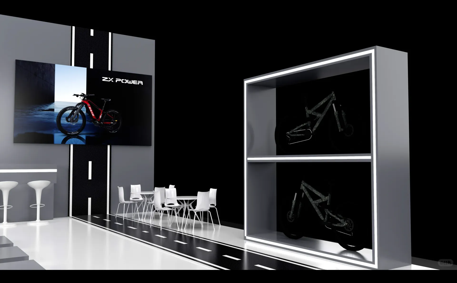 自行车展-流线型设计