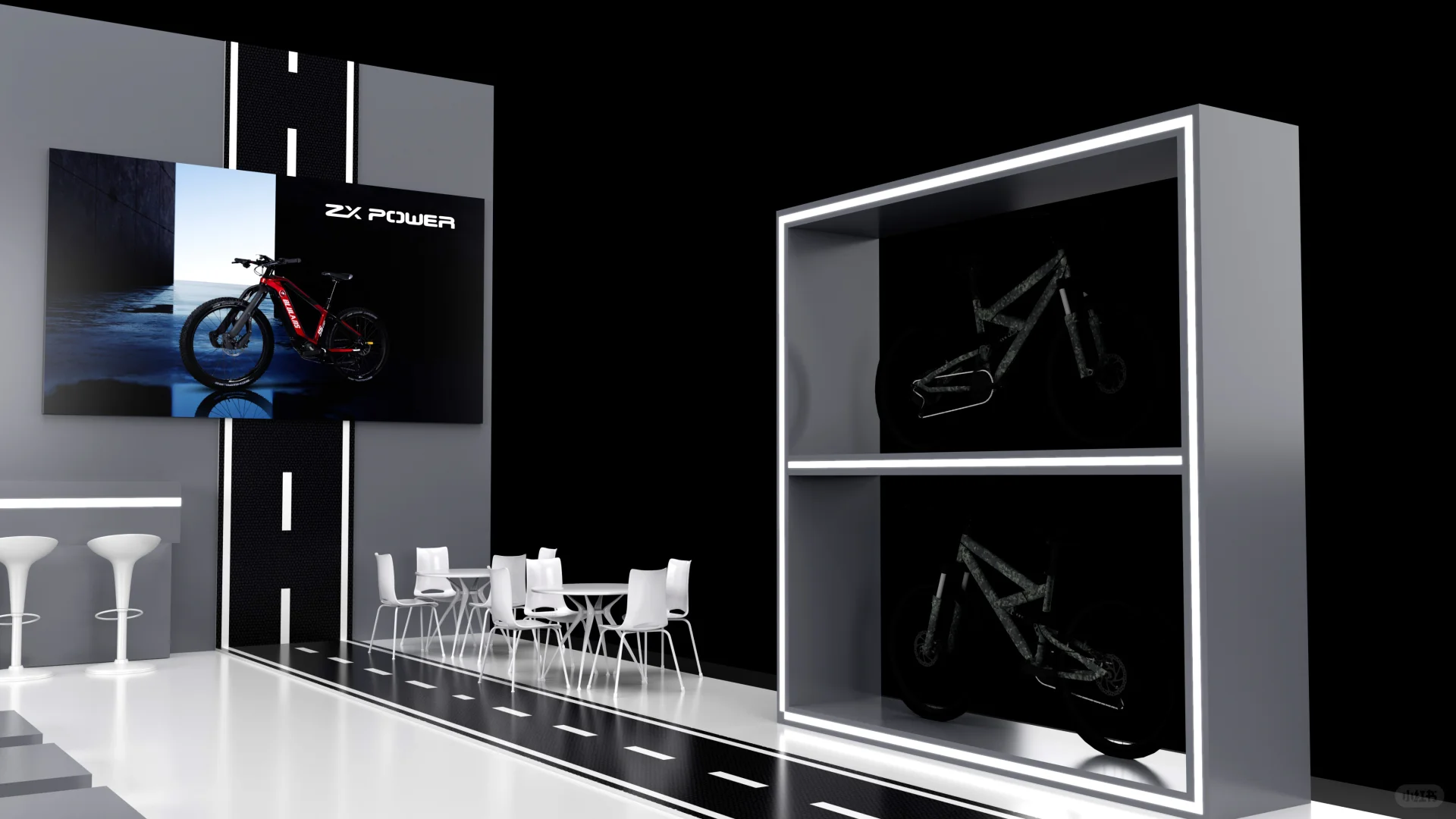 自行车展-流线型设计