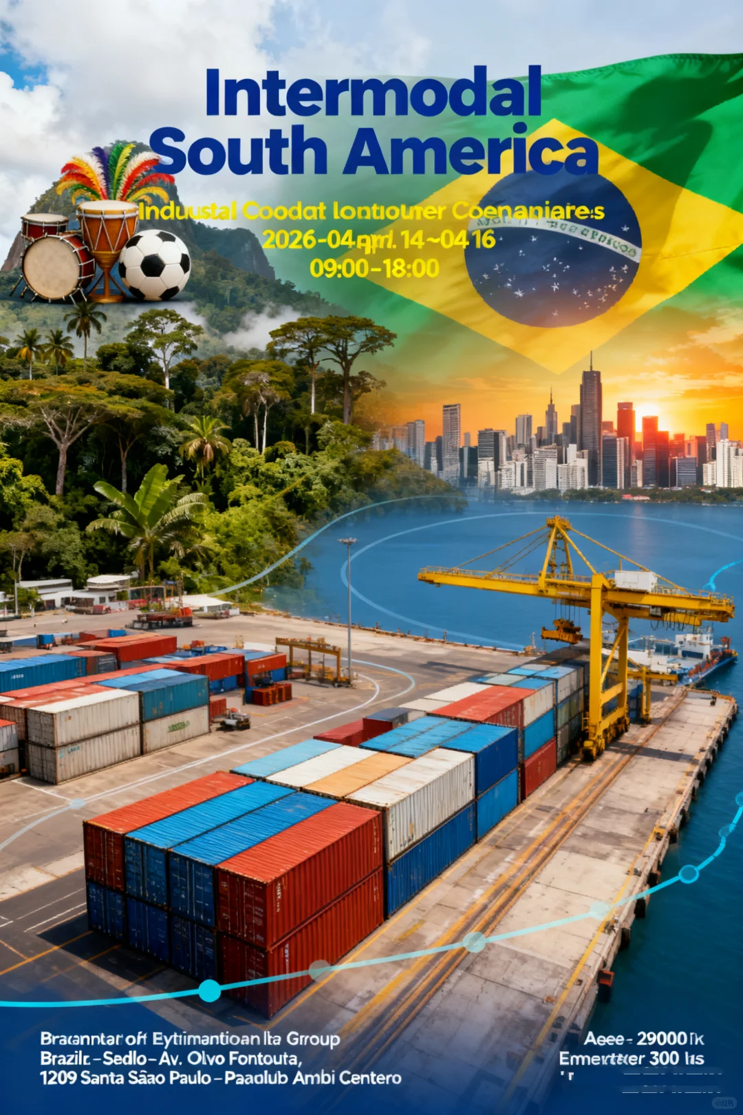 巴西集装箱多式联运物流展览会