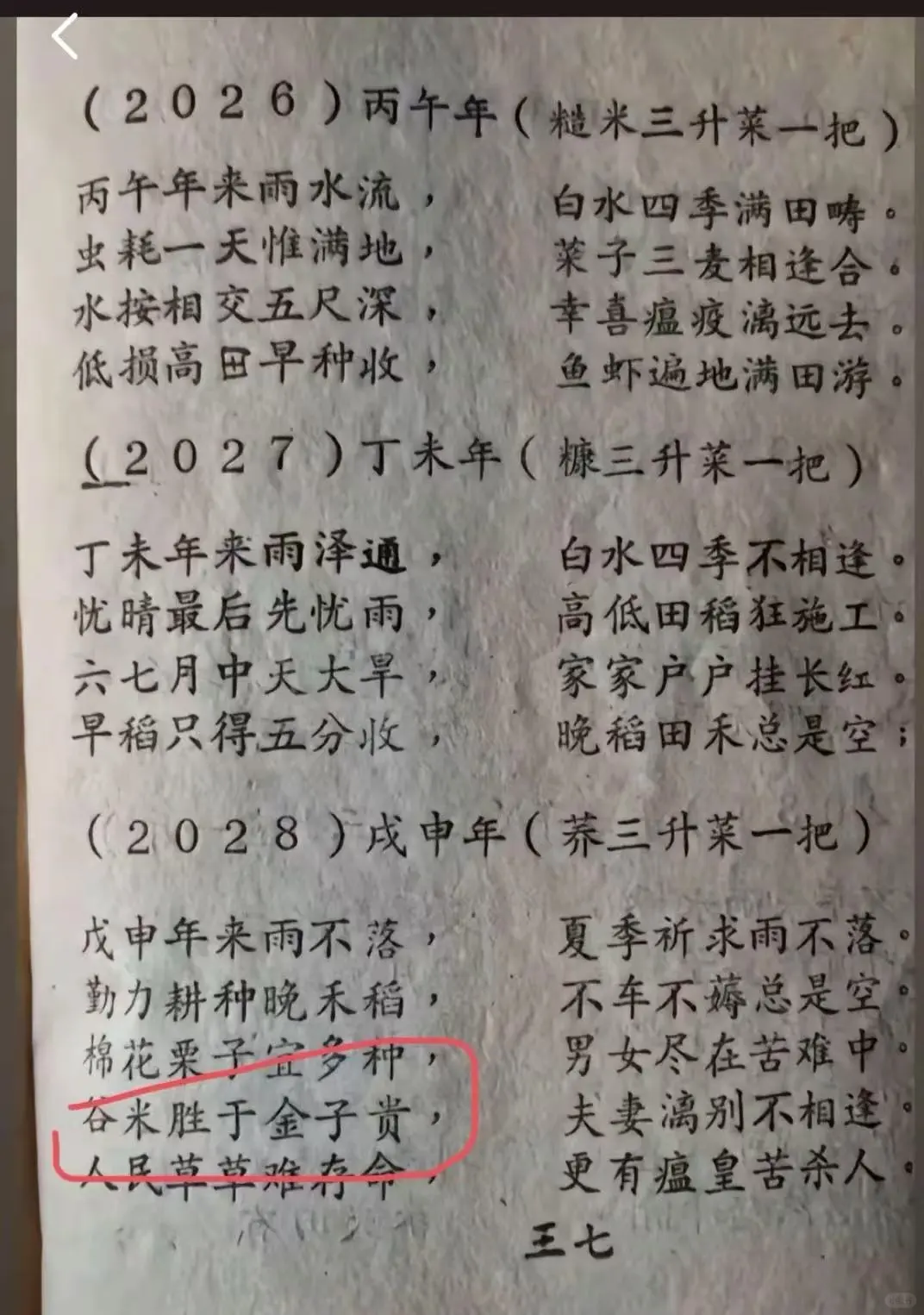 粮食要涨价