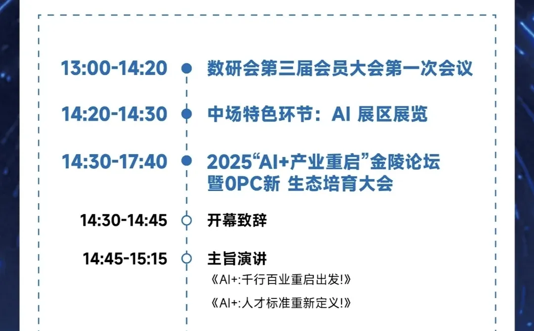 南京AI盛会!趋势·人才!数研会一次集齐!