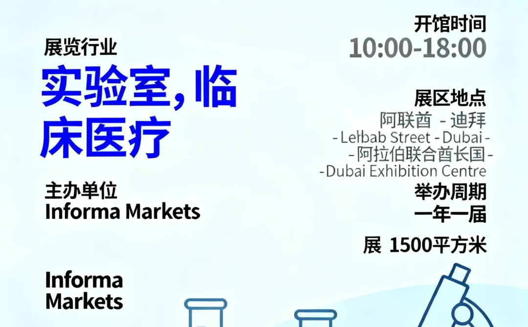 阿联酋迪拜实验室及临床医学展览会