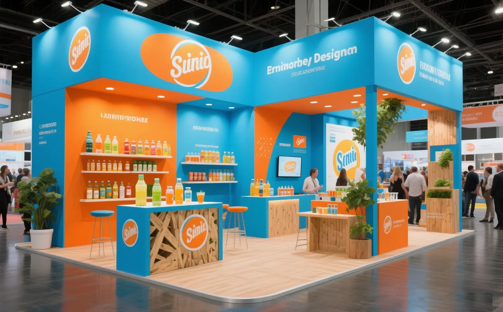 045｜AI-100套展台案例｜饮料行业