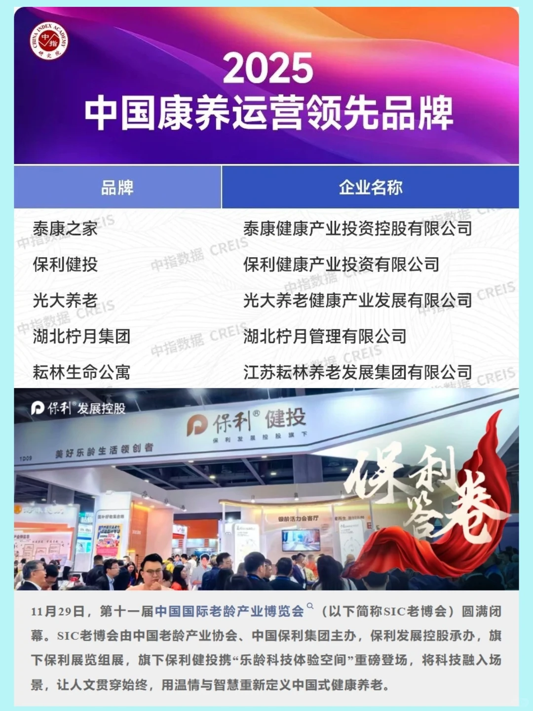 2026康养运营?就看这些品牌了！