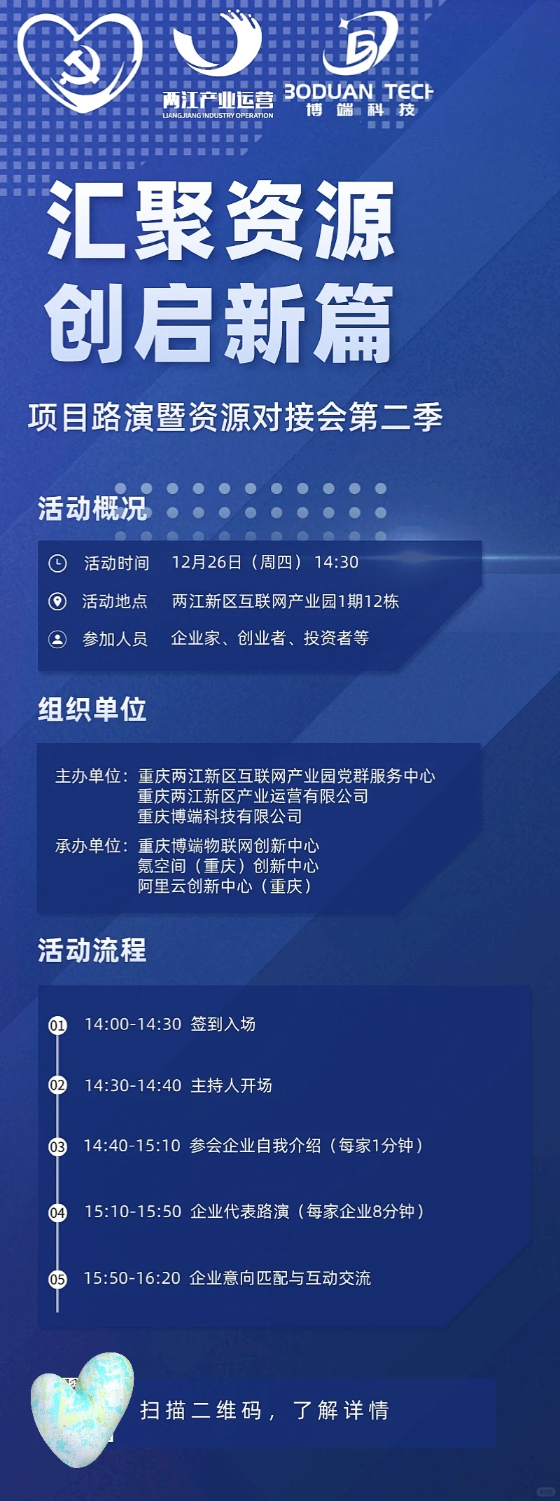 ?项目路演➕资源对接? 活动来袭