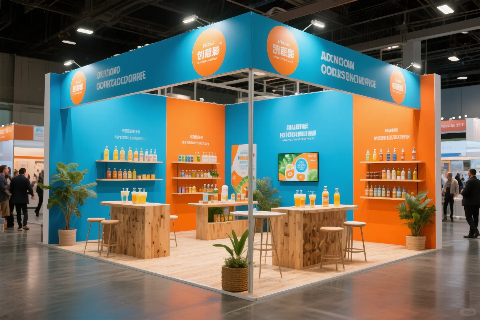 045｜AI-100套展台案例｜饮料行业