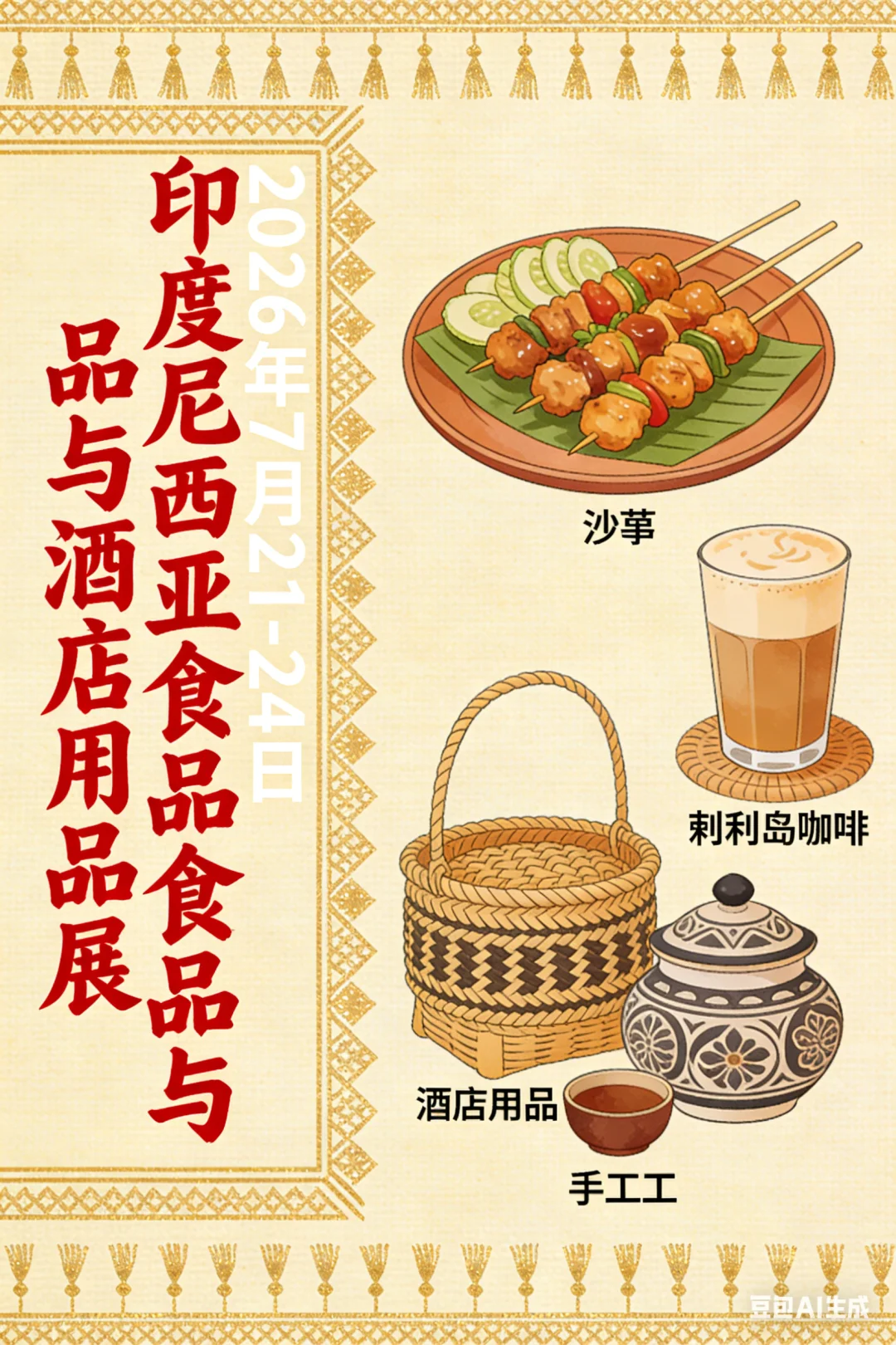 2026年7月印尼食品与酒店用品展