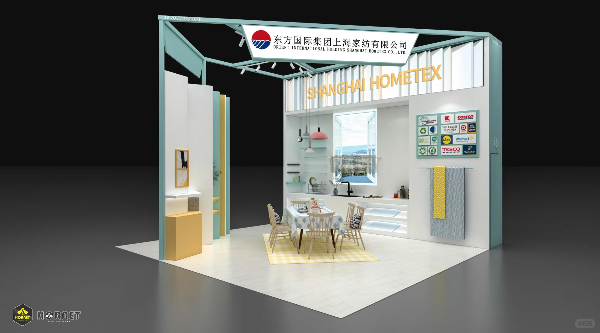 谁懂啊！这个家纺展台设计直接戳中审美✨