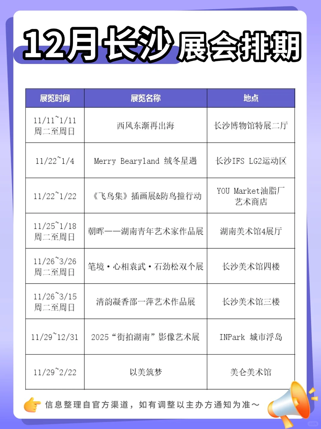 12月长沙展会展览也太丰富~周末快去逛逛吧