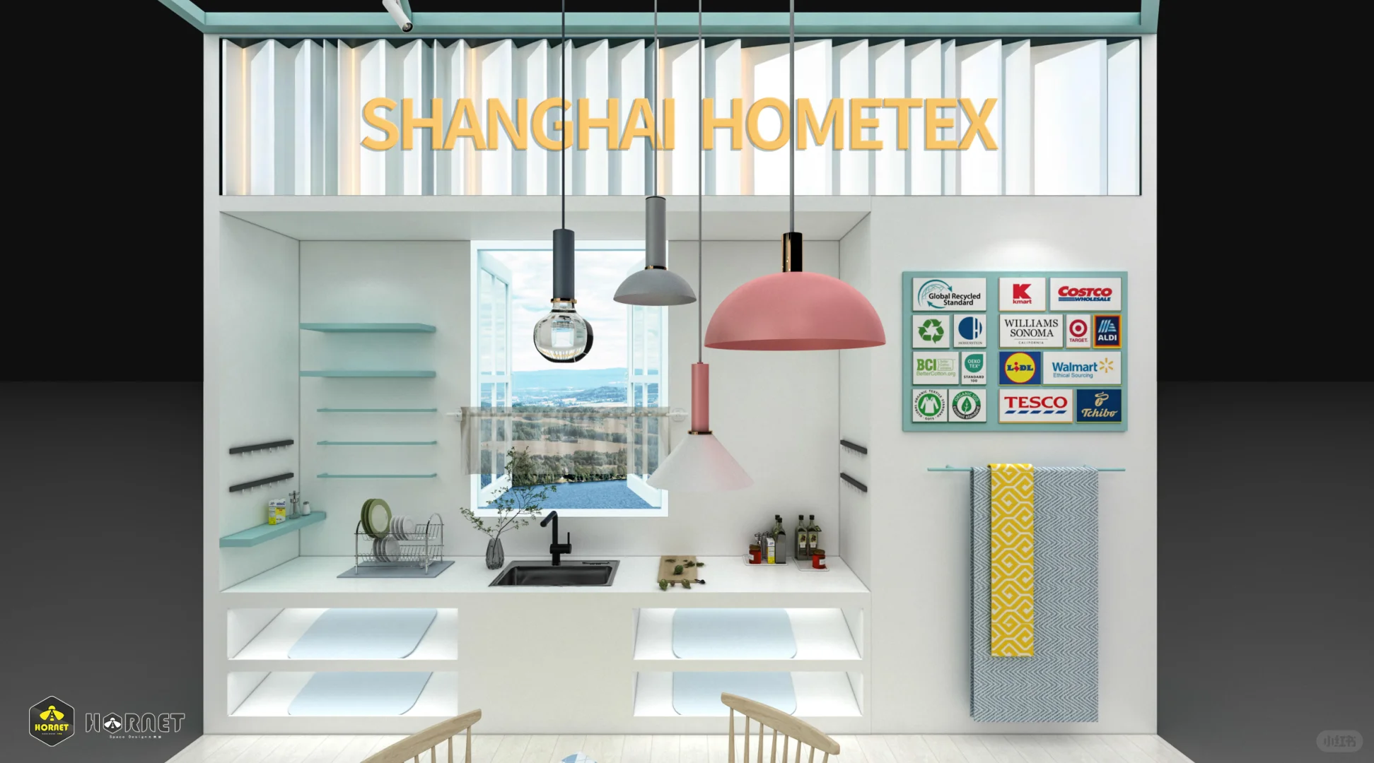 谁懂啊！这个家纺展台设计直接戳中审美✨