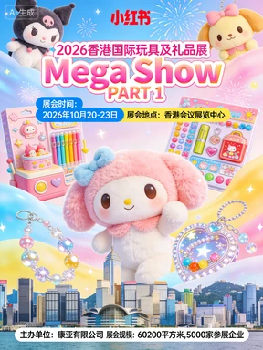 展位可选~2026年香港礼品及玩具展