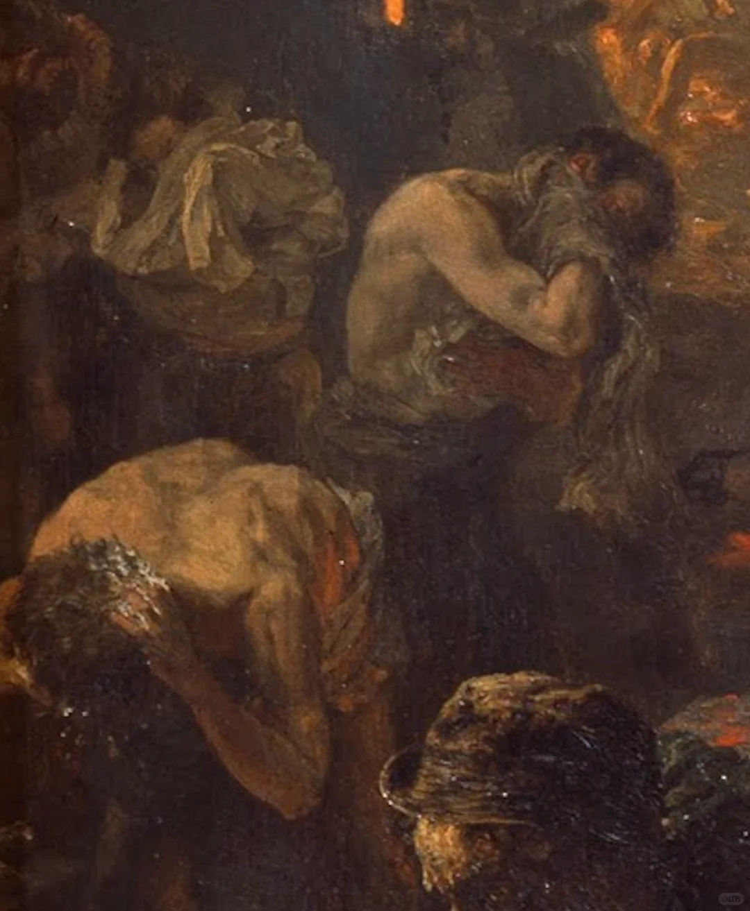 门采尔 代表作《轧铁工厂》