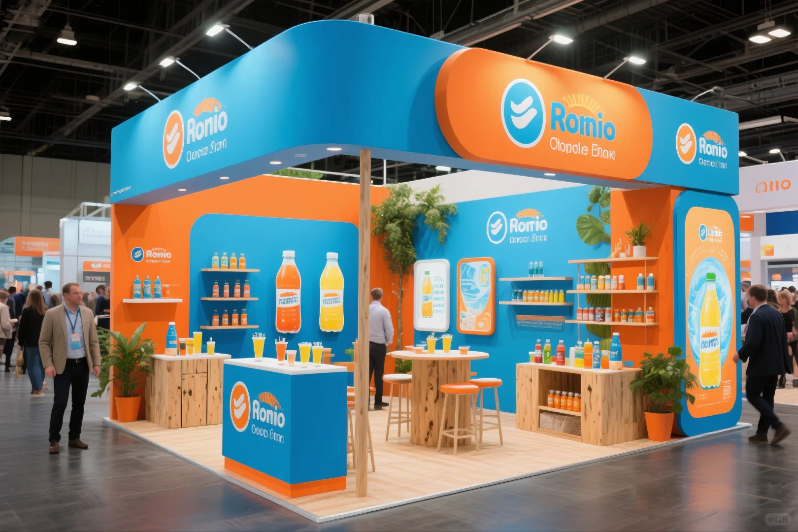 045｜AI-100套展台案例｜饮料行业