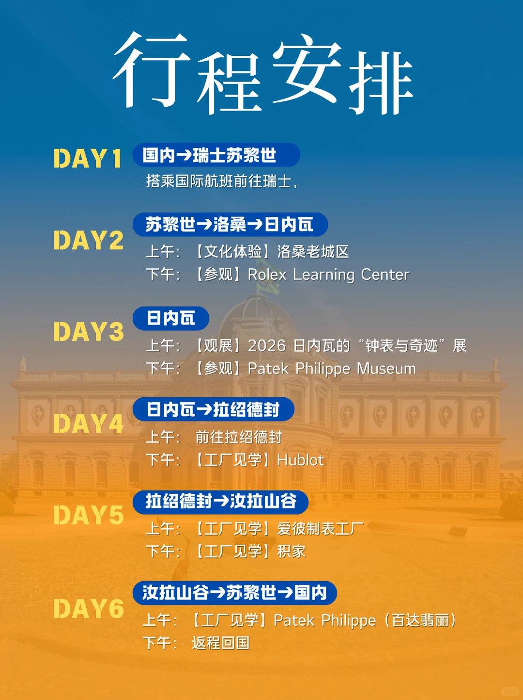 瑞士制表商务考察:探秘百年工艺与产业未来