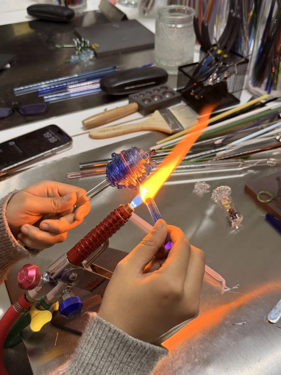 人生新体验“烧玻璃”，有手就会～