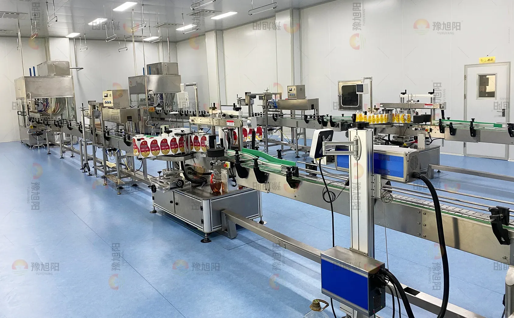 河南旭阳粮油:山茶油榨油精炼及灌装生产线