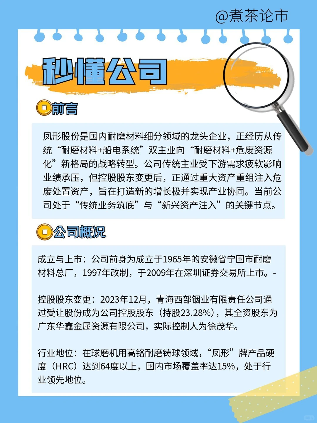 每天认识一家上市公司|风彤股份
