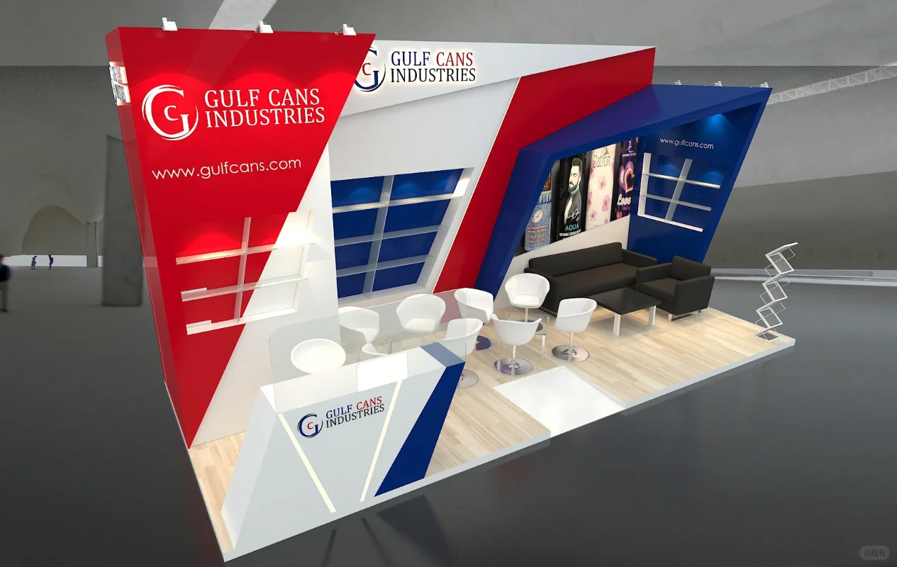 成都展览工厂✨『GULF』小型展台的记忆点✨