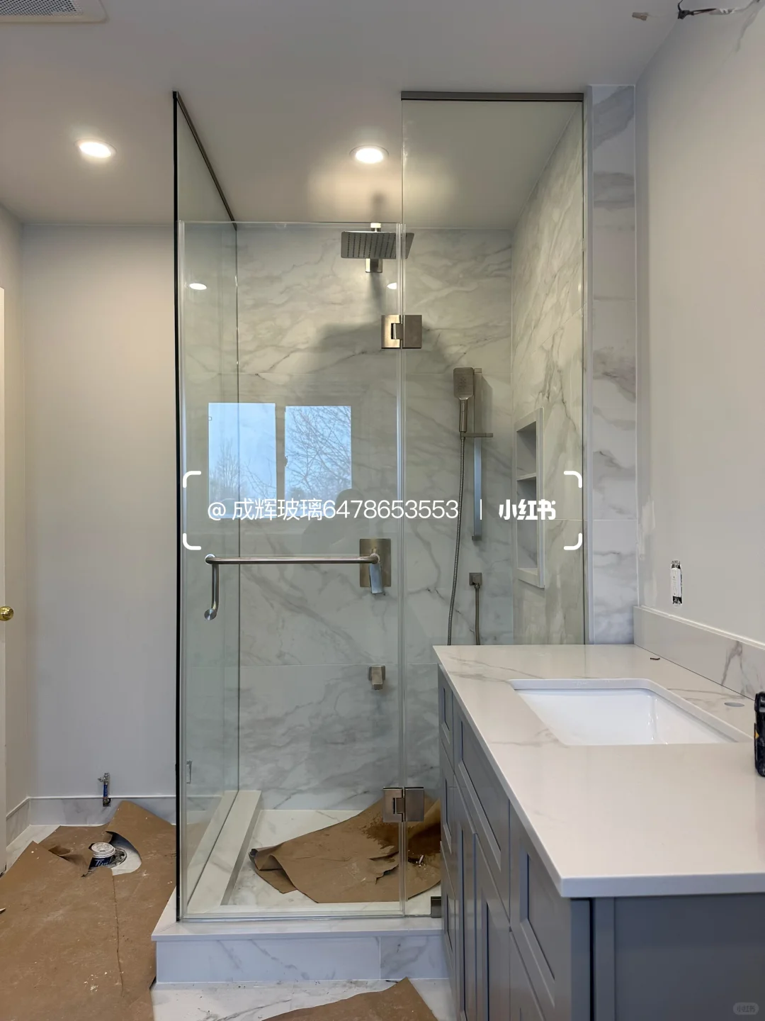 ??多伦多｜商业铝合金玻璃门｜浴室玻璃｜