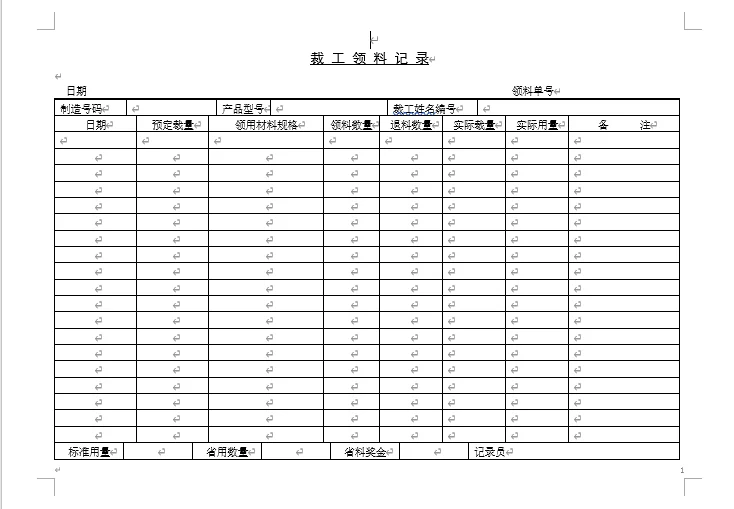 采购供应链等表格大全