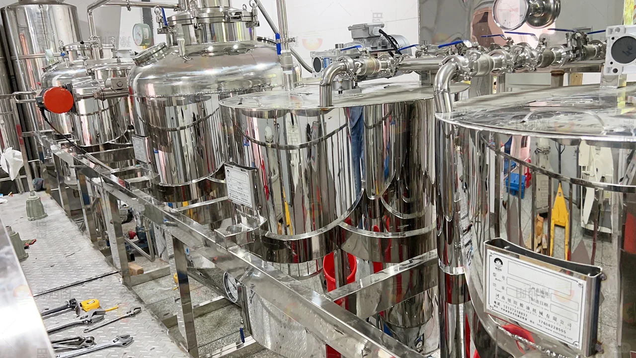 河南旭阳粮油:山茶油榨油精炼及灌装生产线