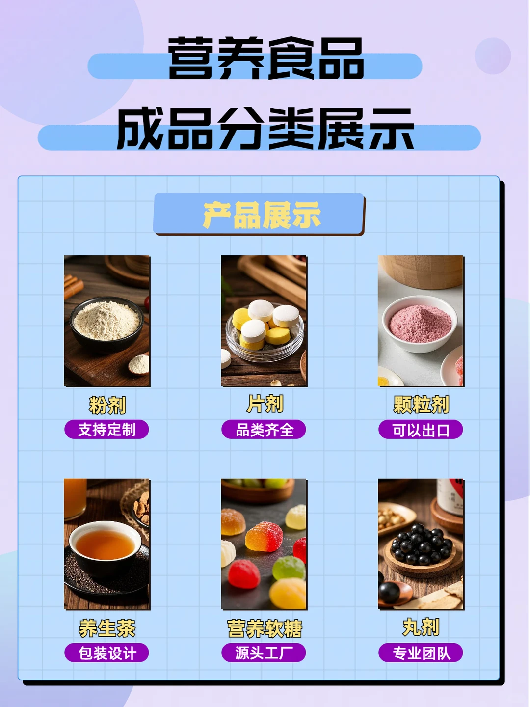 营养食品代加工厂家代加工生产介绍