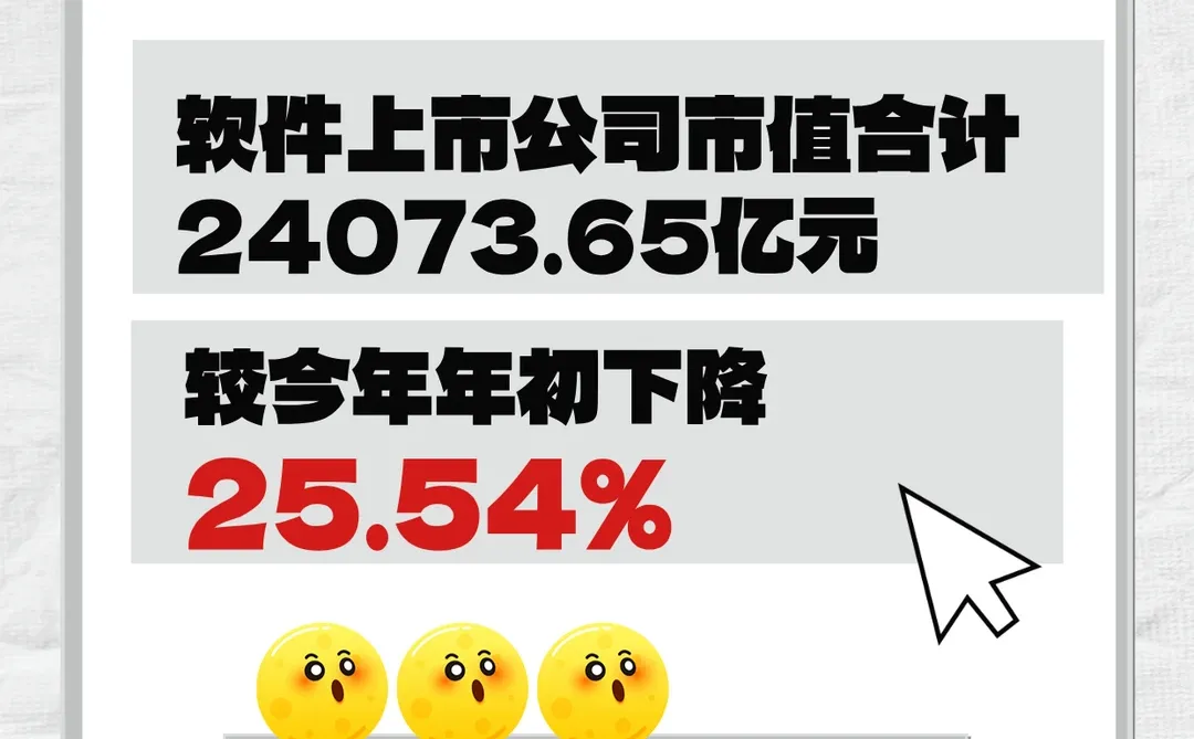 软件上市公司上半年利润同比下跌91.62%，