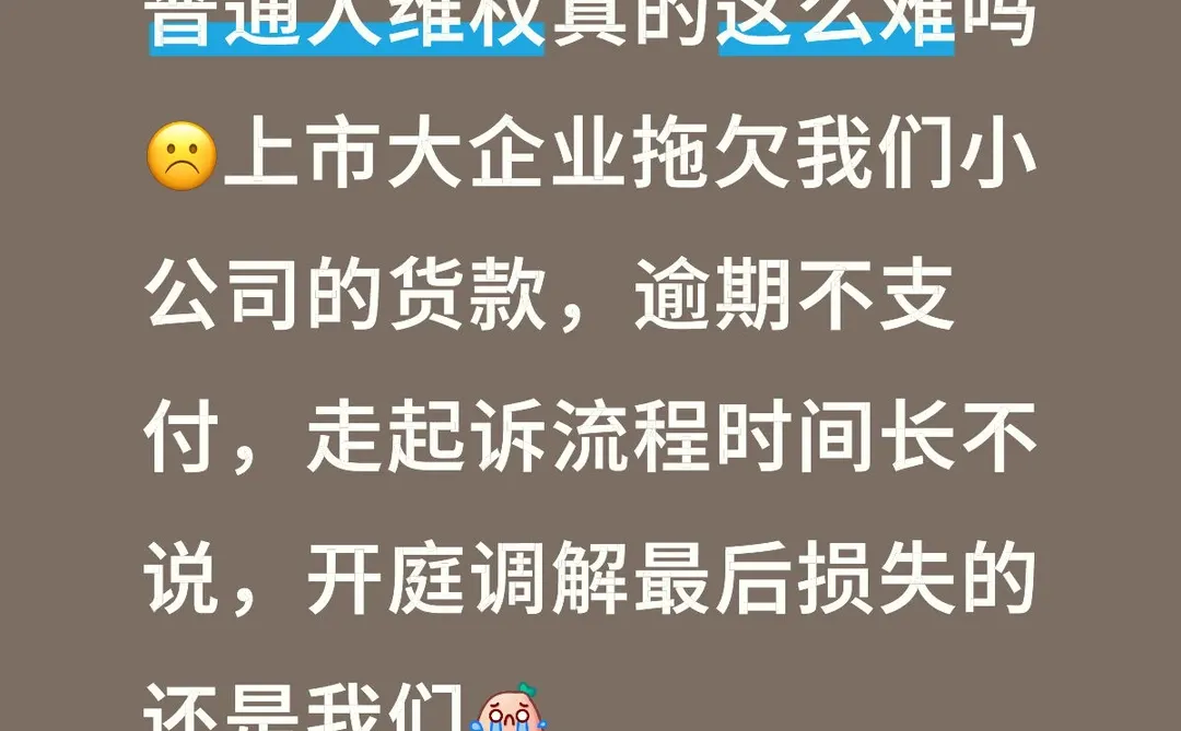 合同经济纠纷维权真是难啊难！