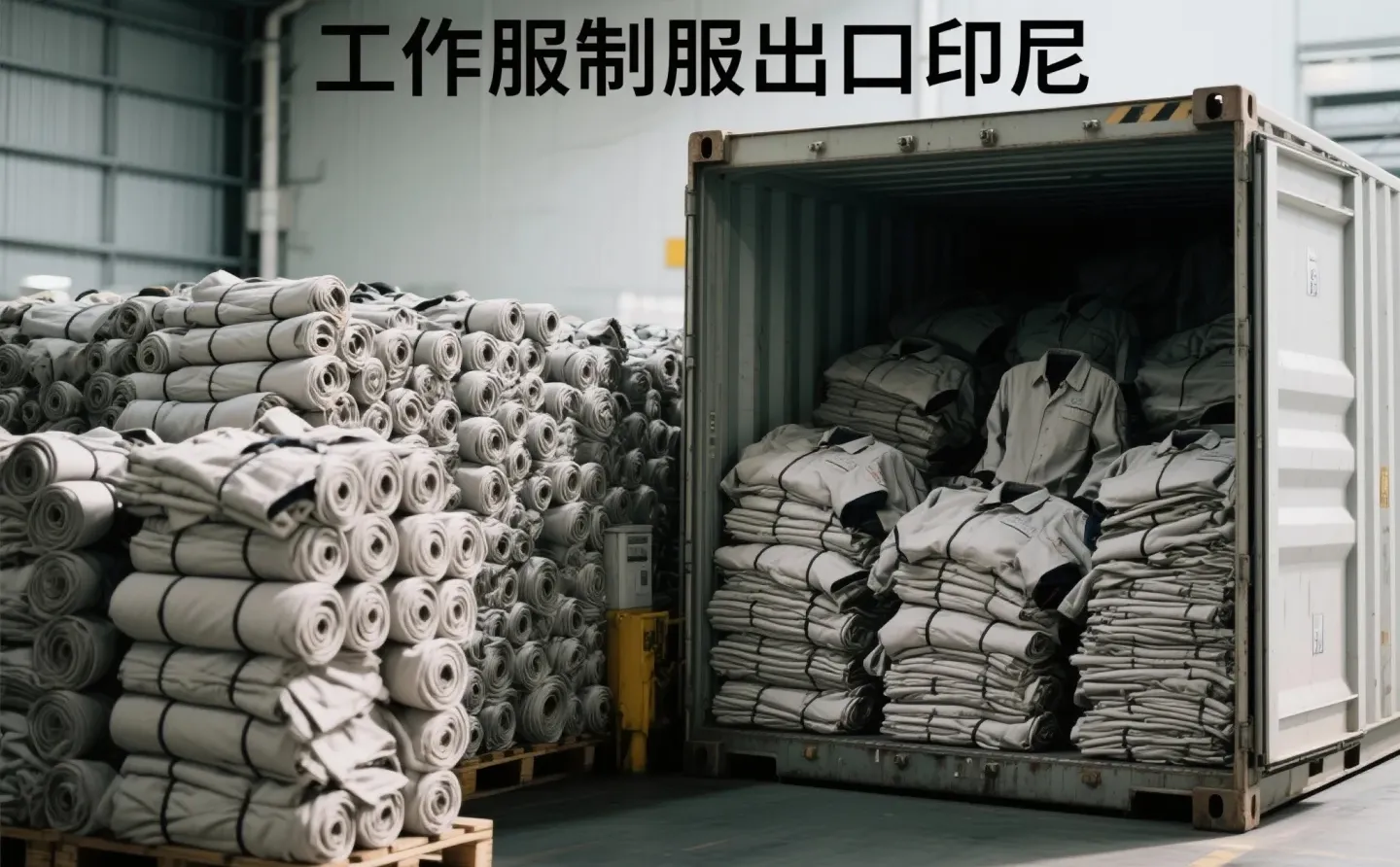 工作服与制服出口印尼|专业形象的批量交付