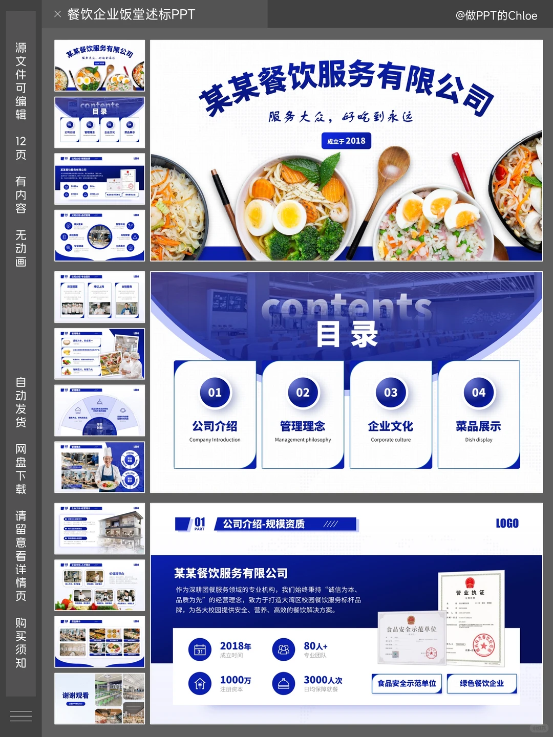 我悟了!食堂投标PPT这样做直接拿下!???