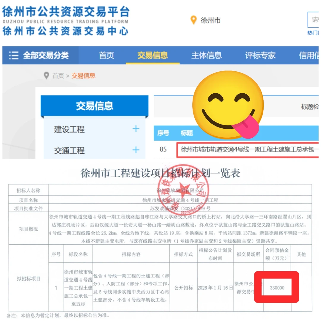 惊喜！徐州地铁再投33亿全面开建4/5号线