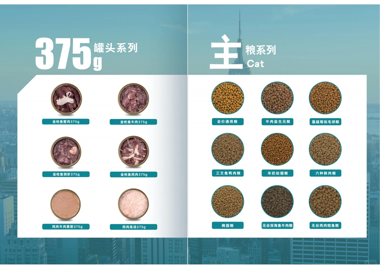 宠物猫粮犬粮、猫条、罐头、冻干产品生产工