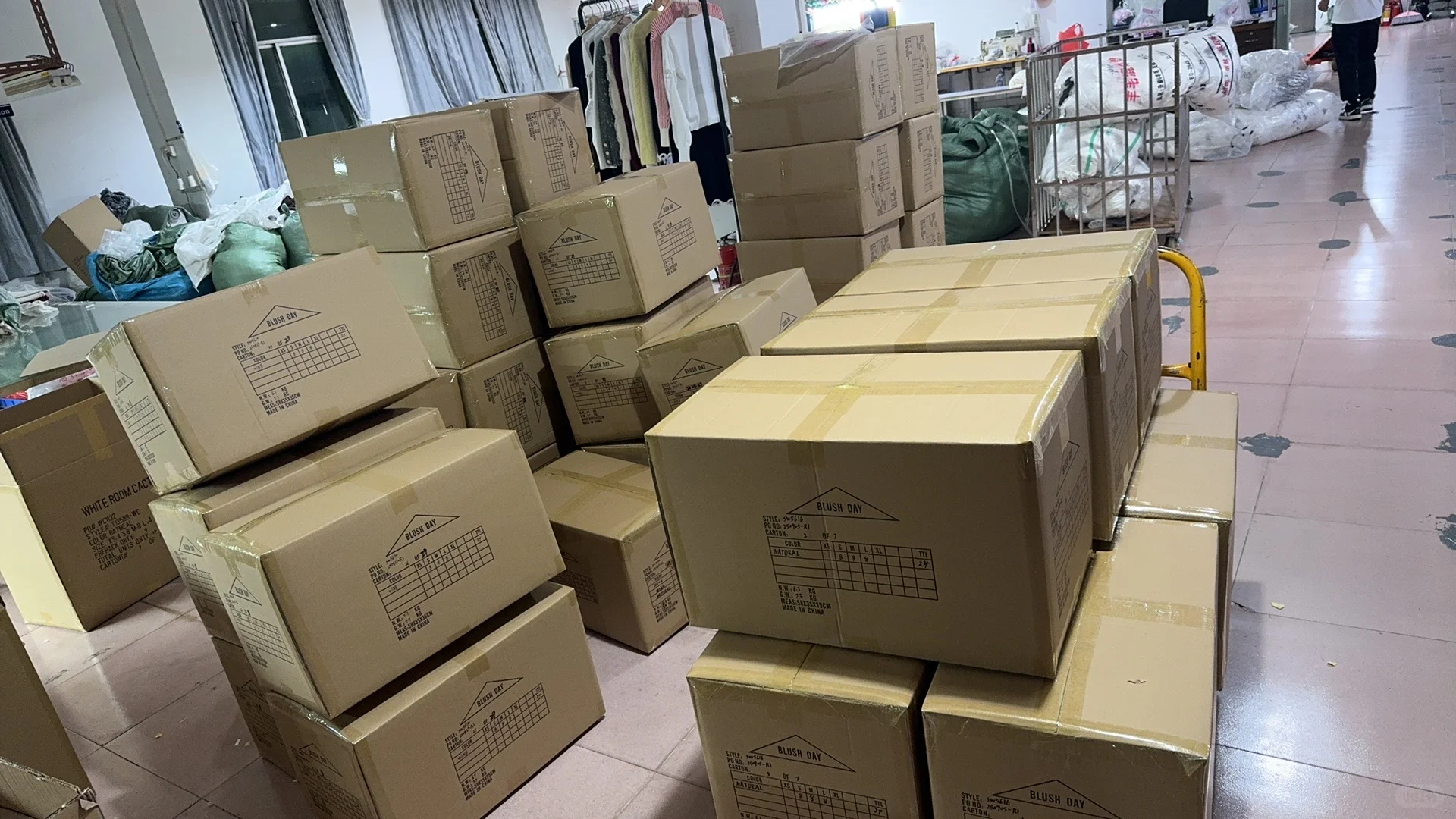 毛衣工厂日常、发货日常、快反小单、毛衣工厂