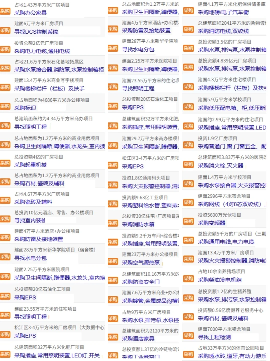 新 招标采购信息