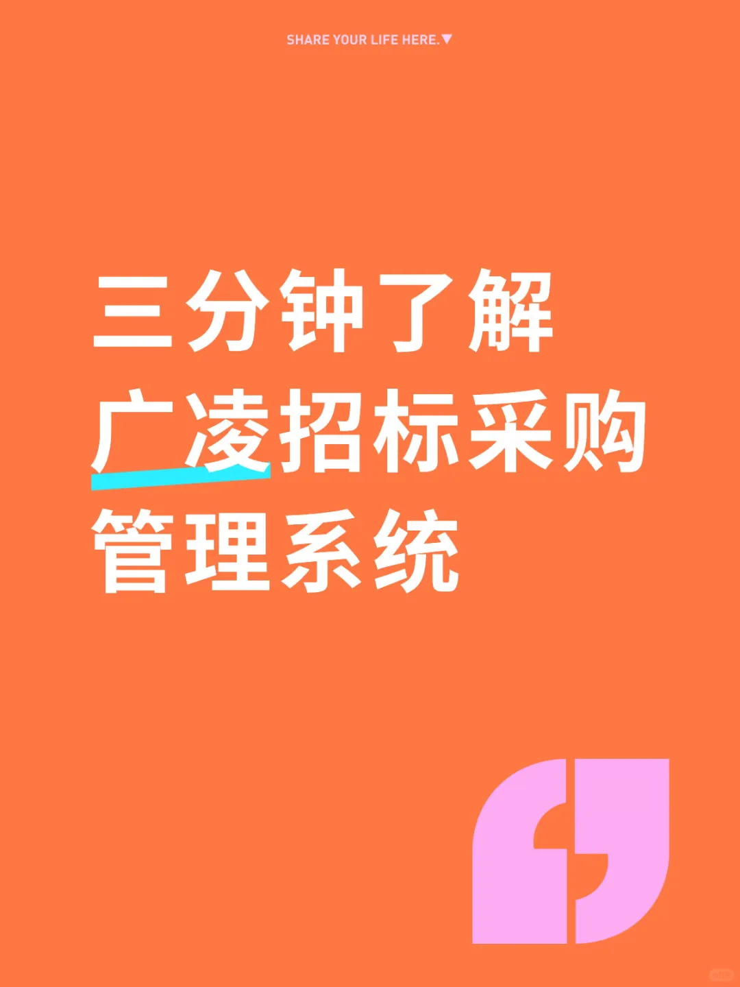 三分钟了解广凌招标采购管理系统✅