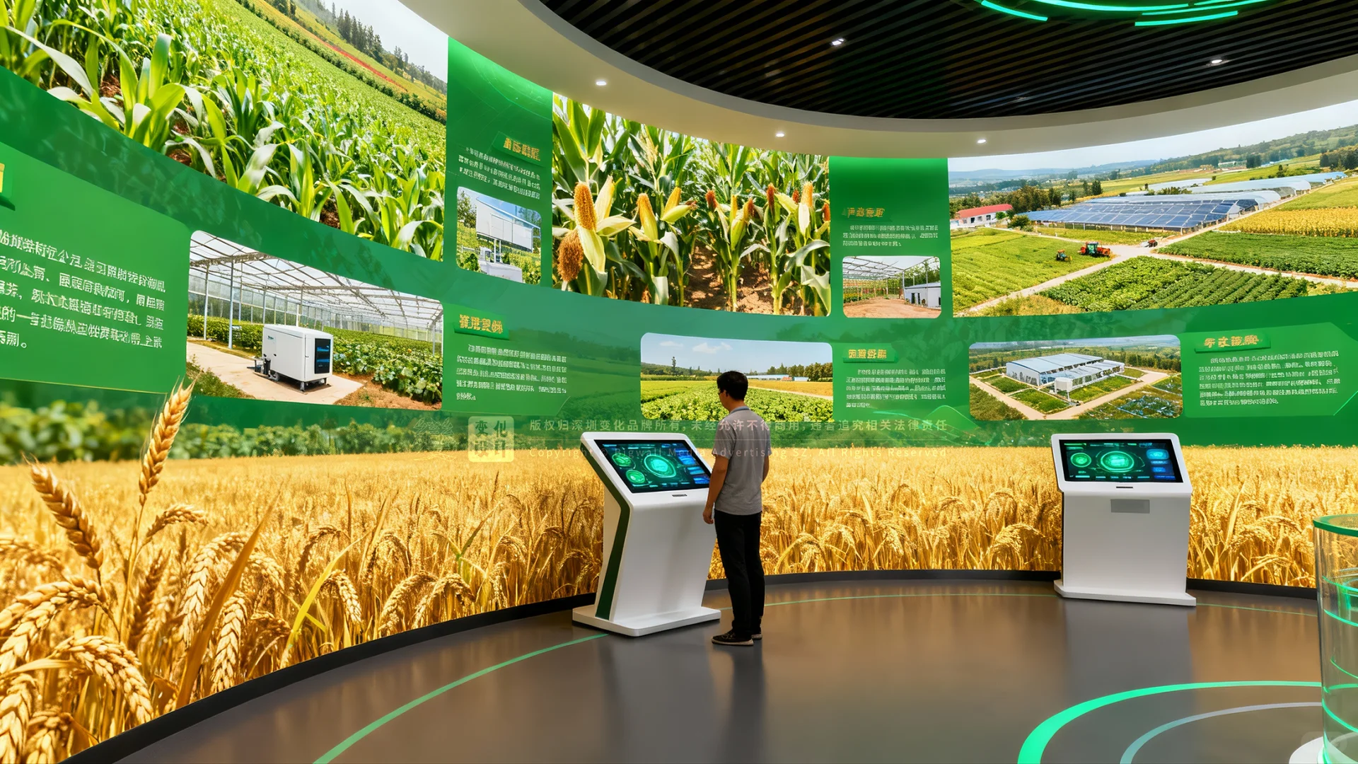 原创展厅设计案例|智能农业科技中心展厅