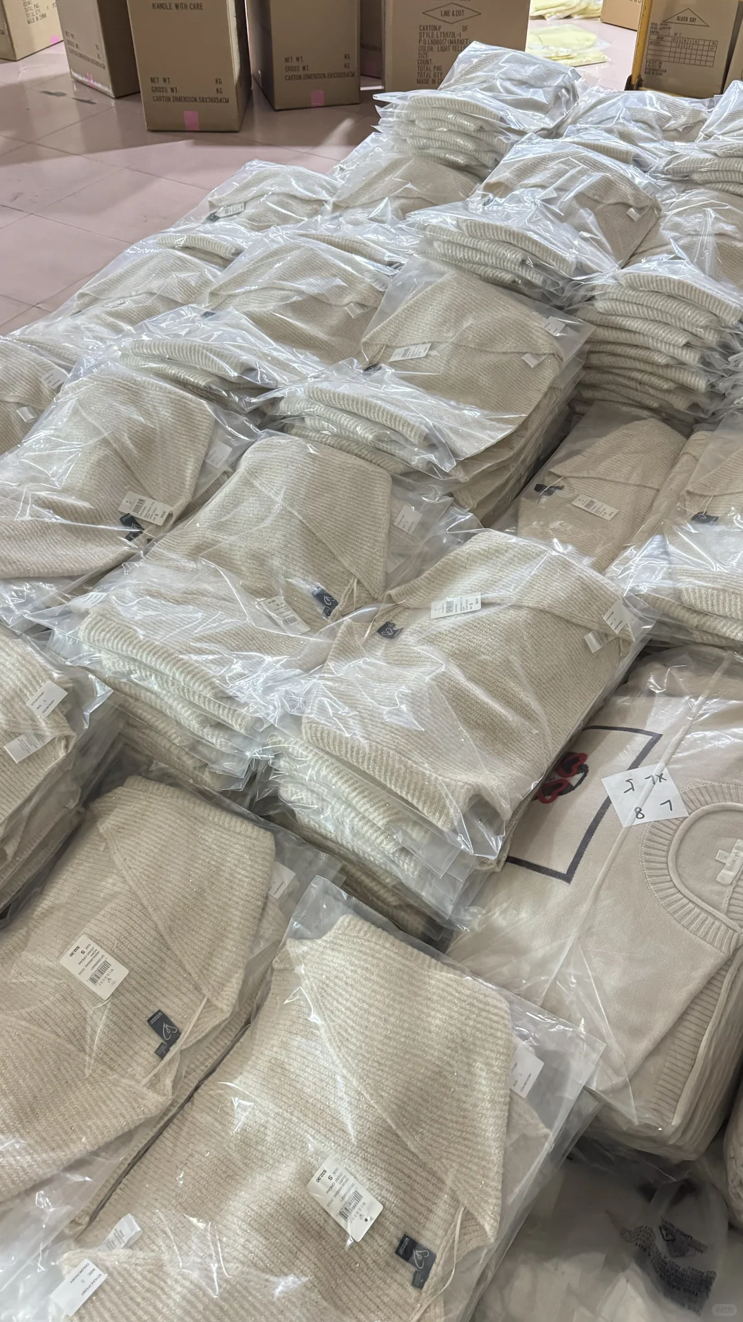 毛衣工厂日常、发货日常、快反小单、毛衣工厂