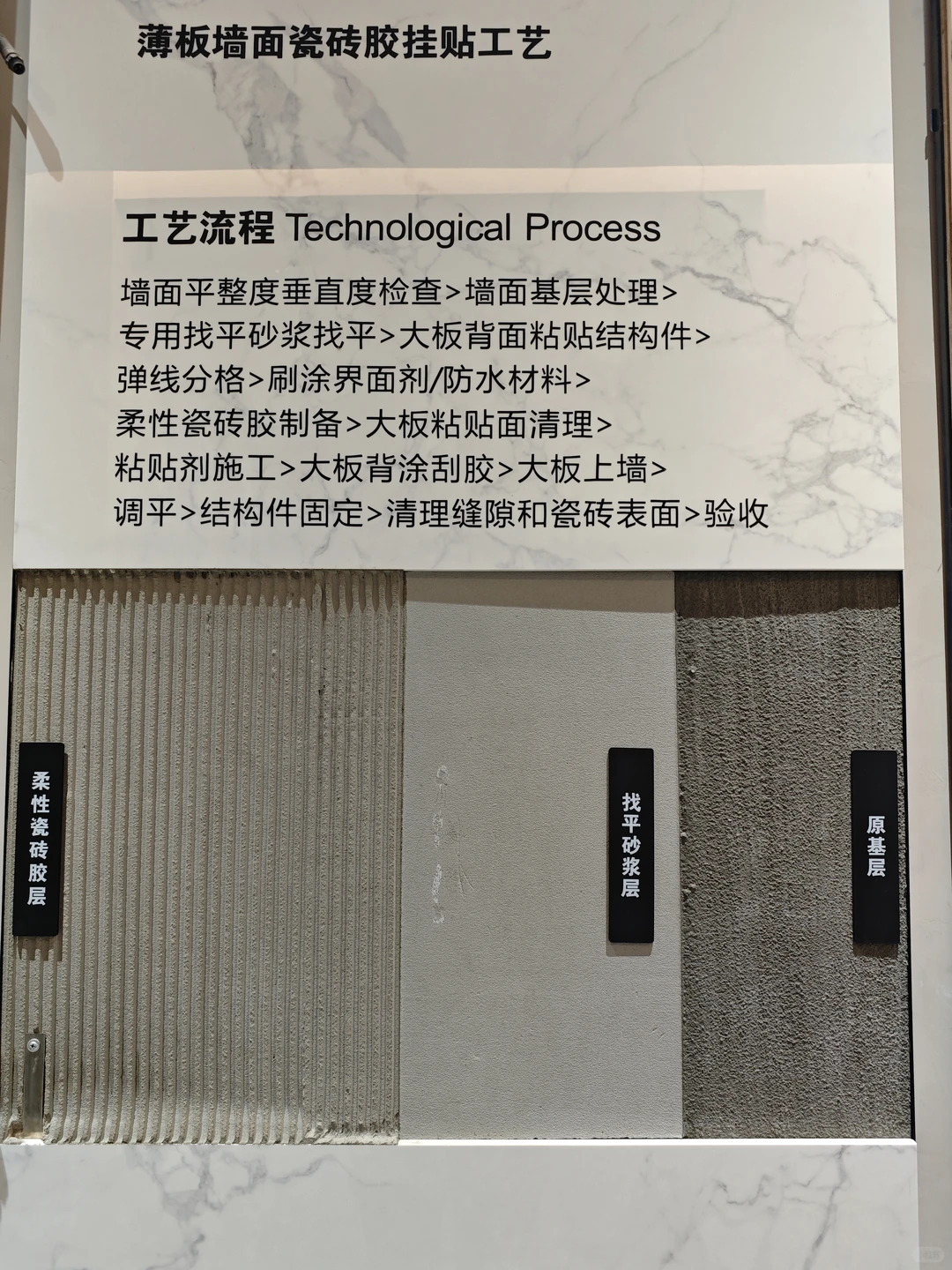 岩板工艺展板现货批发