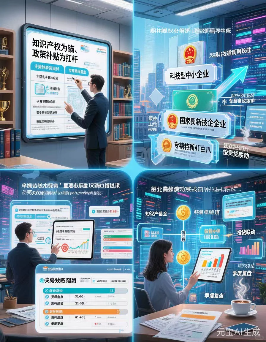 2026科技型企业知产补贴融资一体化布局
