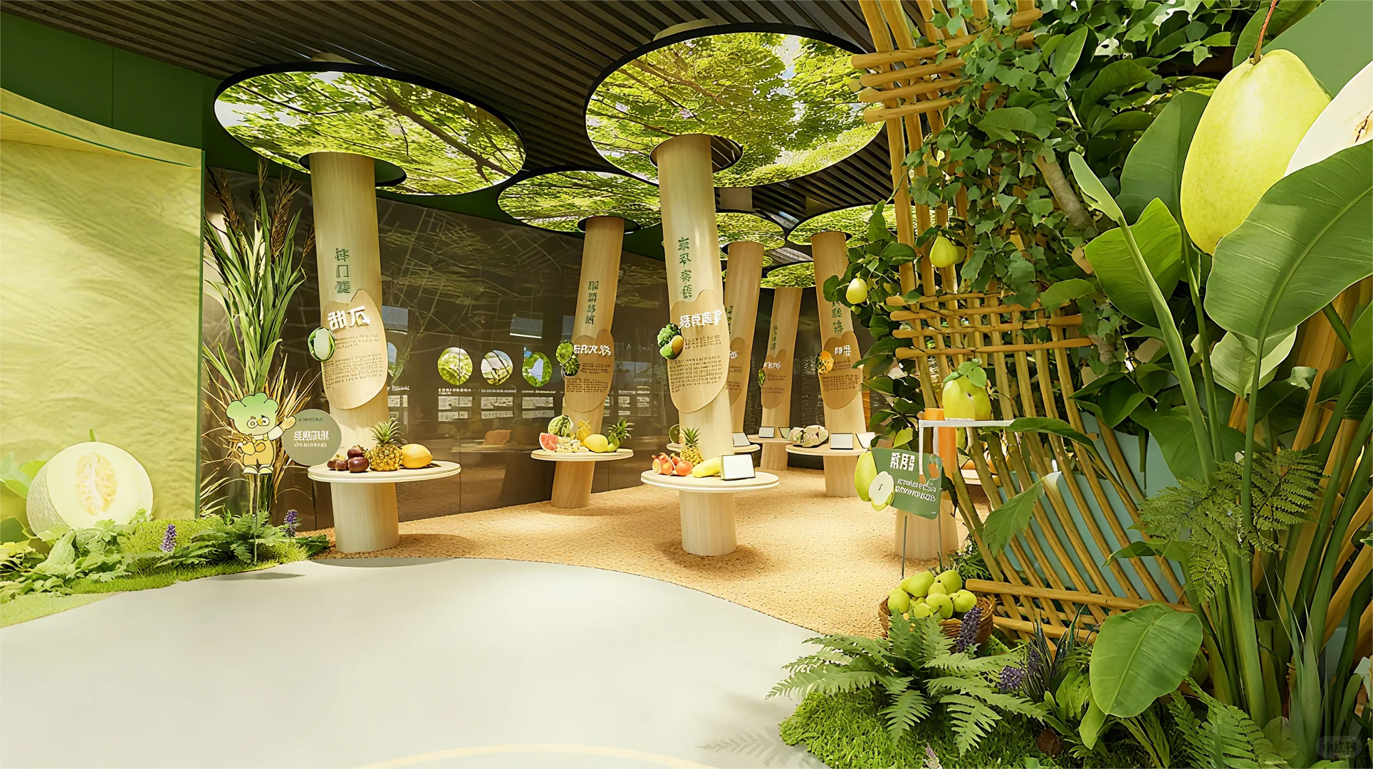 谁懂这个农业展厅的惊艳程度～?