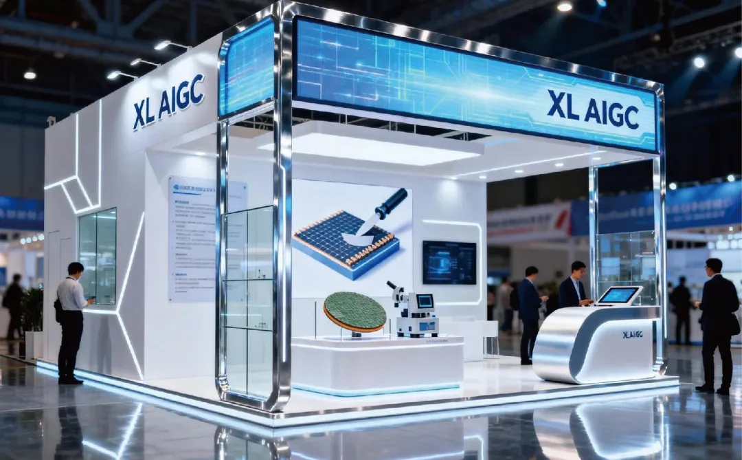 科技展会展台灵感|金属感