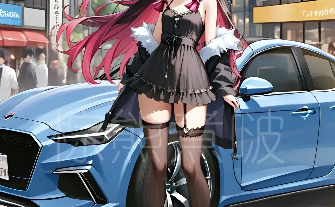 月之少女，哥伦比娅当车模