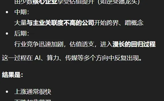 投资笔记一：A股行业行情典型路径